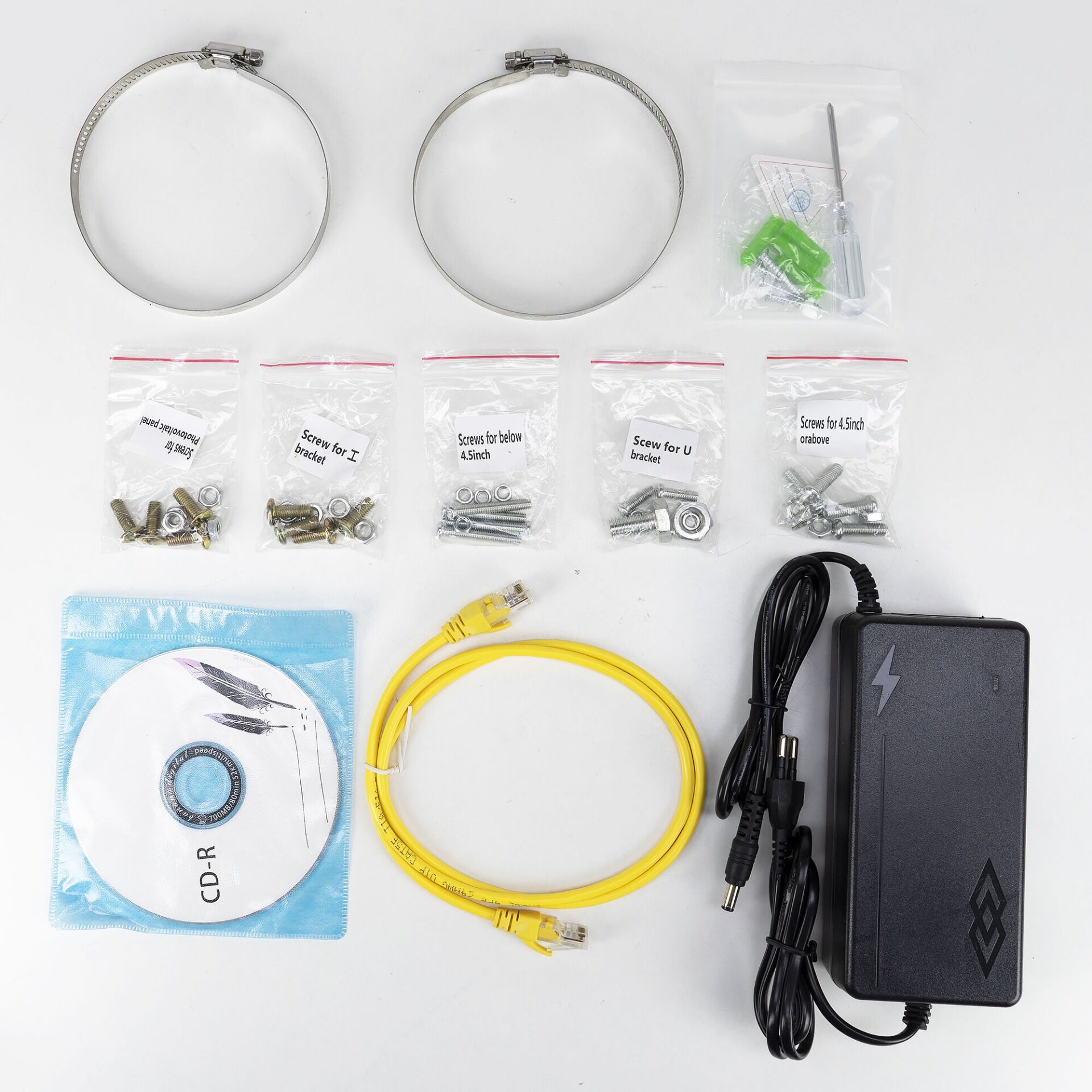 6 méteres horganyzott acél napelemes kameraoszlop szett térfigyelő rendszer PREMIUM LINE - Image 2